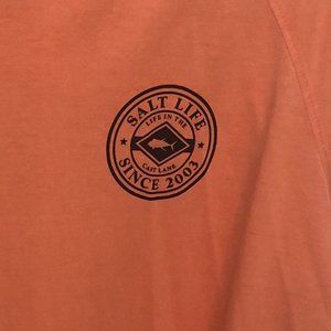 Salt Life Lightweight/Long Sleeve/Peach/Medium